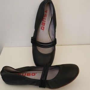 Tsubo black Honnor ballet flat